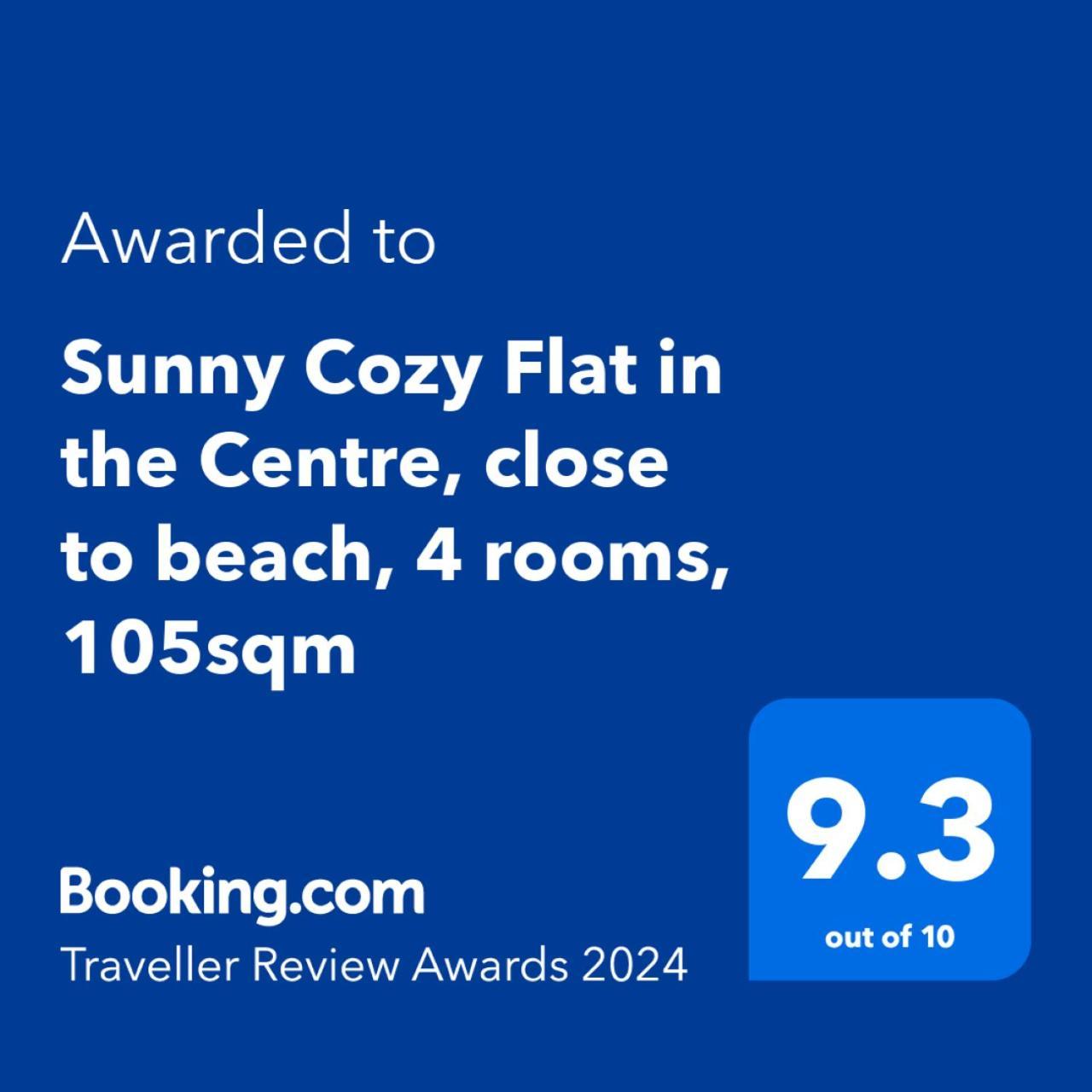 Sunny Cozy Flat In The Centre, Close To Beach, 4 Rooms, 105sqm *